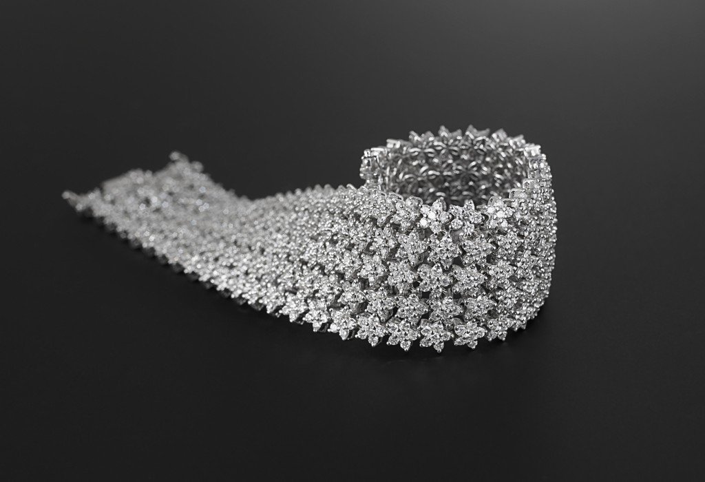 Diamond bracelet luxury fashion jewellery by john france