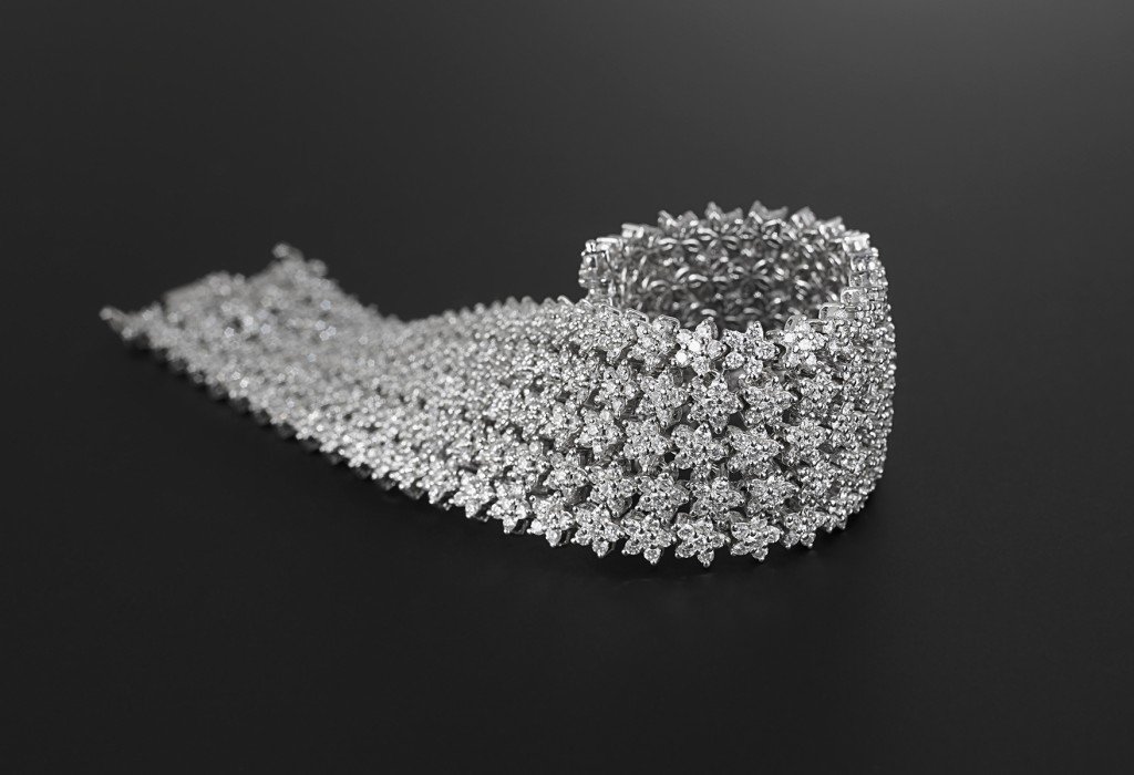 Diamond bracelet luxury fashion jewellery by john france