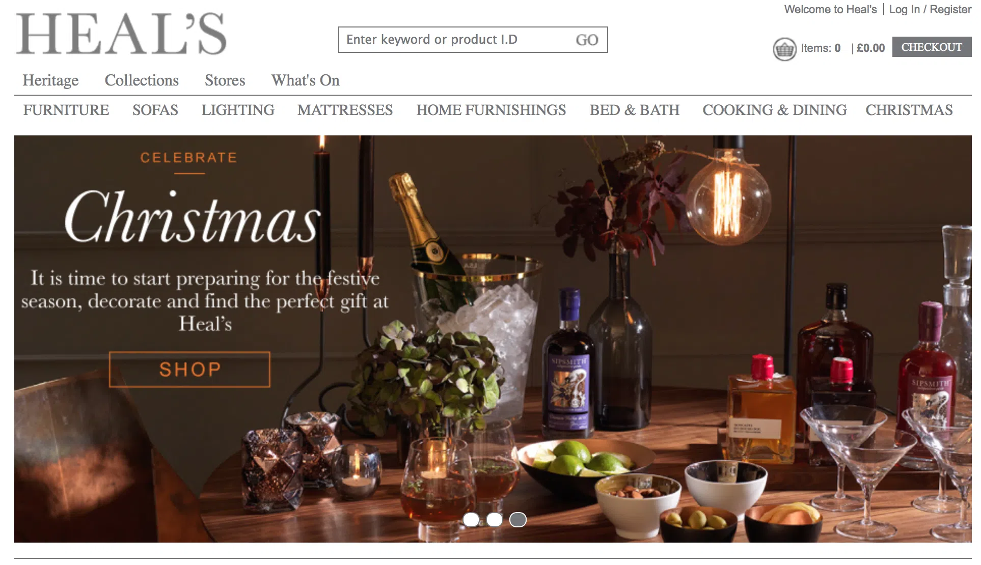 Heal’s start christmas ecom. campaign with Splendid images shot by Stephen Belcher, styled by Pascale Smets.